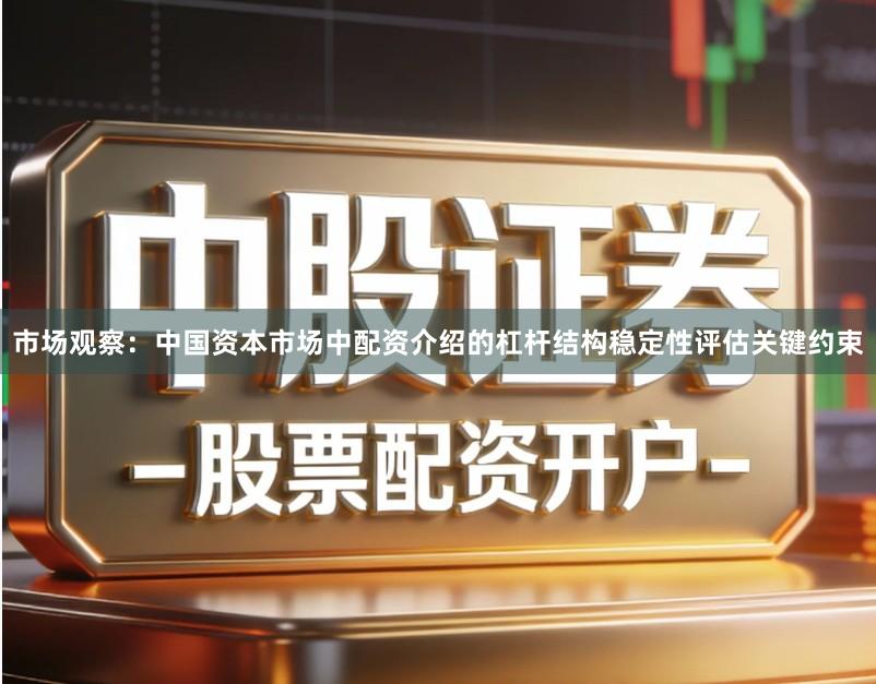 市场观察：中国资本市场中配资介绍的杠杆结构稳定性评估关键约束