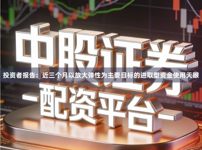 投资者报告：近三个月以放大弹性为主要目标的进取型资金使用天眼