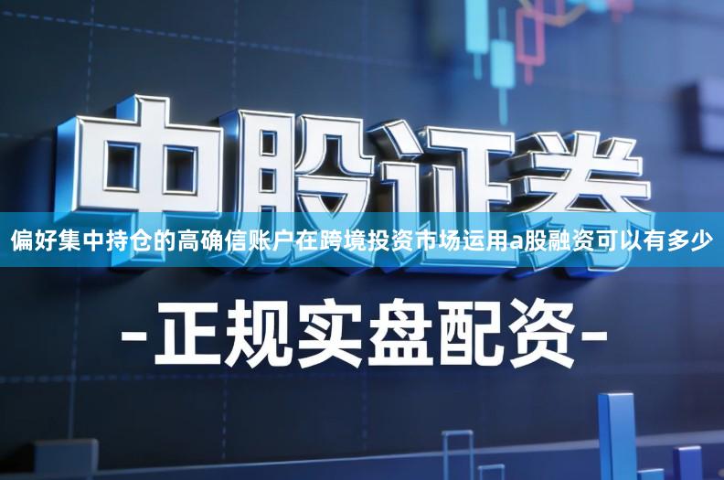 偏好集中持仓的高确信账户在跨境投资市场运用a股融资可以有多少