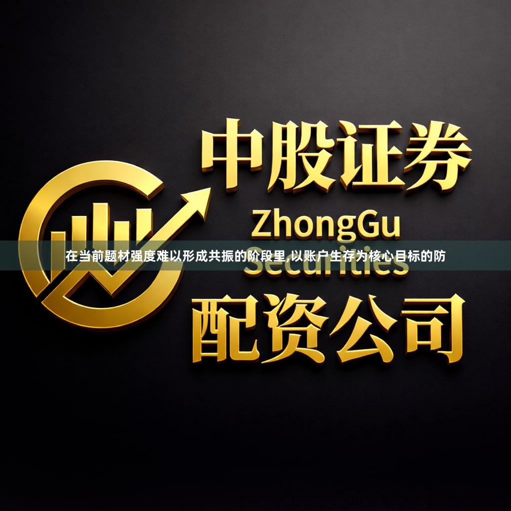 在当前题材强度难以形成共振的阶段里,以账户生存为核心目标的防